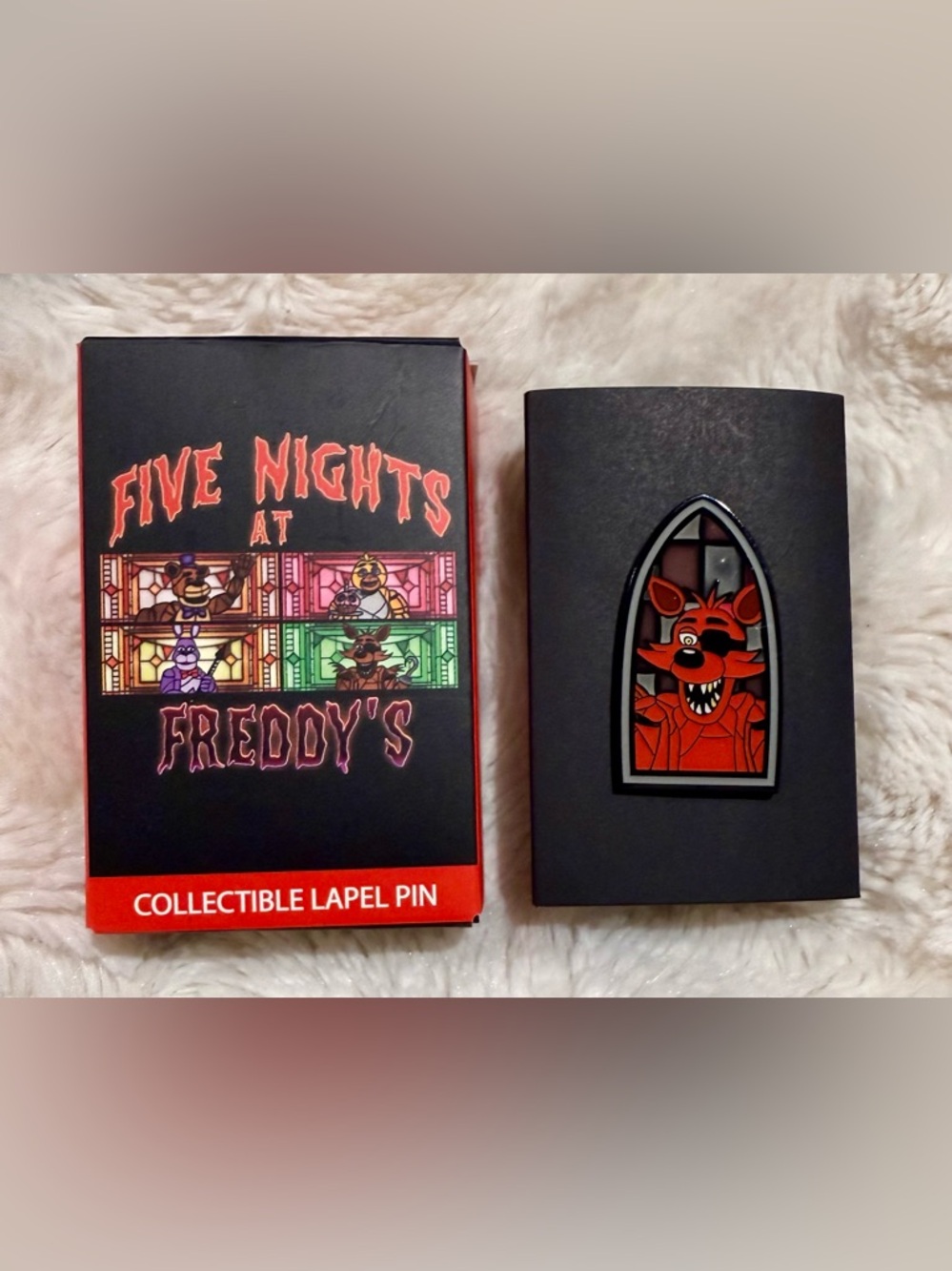 Five Nights at Freddy's Red Fox Enamel Lapel Pin